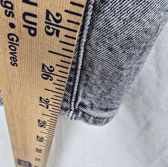 Gap Vintage Slim High Rise Gray Stonewashed Jeans Sz 31/12L - Picture 7 of 8